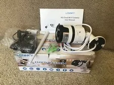 LONNKY 1080P Cloud Bullet IP Camera Model LC-1319-DN4-C White Open Box