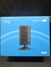 Ring Outdoor Cam Pro Plug-In Retinal 4K Security Camera Black B0DDR3N96D