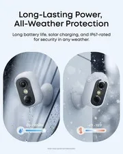Eufy T88511D1 Security Camera Complete System - White