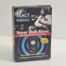 REACT SIDEKICK Self Defense Personal SAFETY Keychain Security Alarm For Women