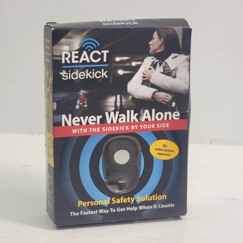 REACT SIDEKICK Self Defense Personal SAFETY Keychain Security Alarm For Women