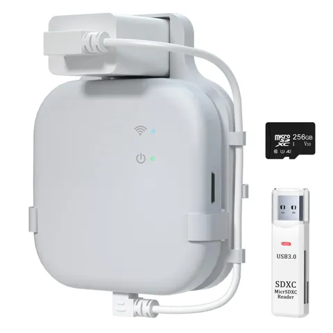 256GB Micro SD Card & Outlet Wall Mount for Sync Module XR