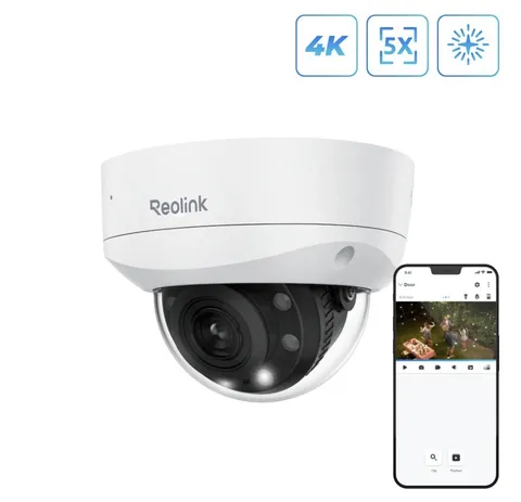 Reolink RLC-843A 8MP PoE Outdoor IP Camera Color Night Vision IK10 Vandalproof