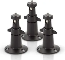 Sturdy Adjustable Wall Mount for Blink Cameras Indoor Outdoor Black