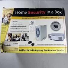 LaserShield Instant Security System Starter Kit New Open Box Complete Damaged