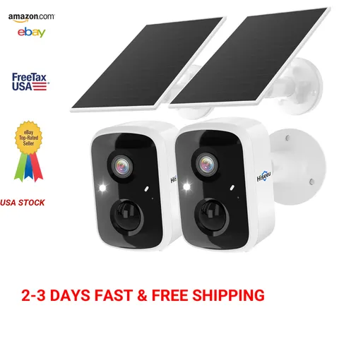 Wireless outdoor security camera 4MP HD night vision PIR motion detection
