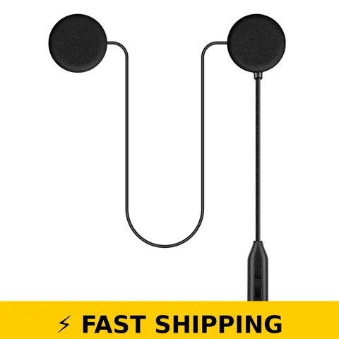 ELIKIDSTO Motorcycle Bluetooth Headset, IPX7 Waterproof, Good Sound