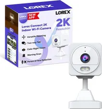 Connect (New App) | 2K Indoor Wi-Fi Camera | Color Night Vision | Person & Face