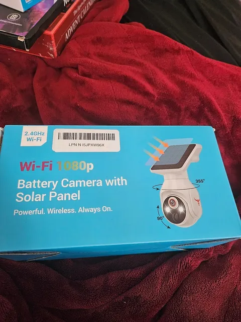 Clover Q50 1080p Battery Powered Wi-Fi Security Camera with Solar Panel