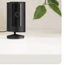 Ring Indoor Cam (2nd Gen) 1080p Wi-Fi Plug-In Indoor Security Camera Black