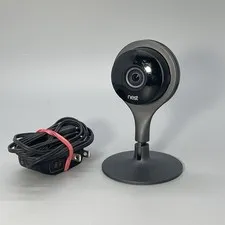 Google Nest Cam Indoor Security Wi-Fi Camera 1st Gen A0005 + power cord