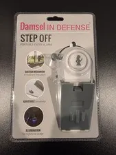 NIB Damsel In Defense Step Off Portable Entry Alarm Sealed 120 Decibel Alarm NEW