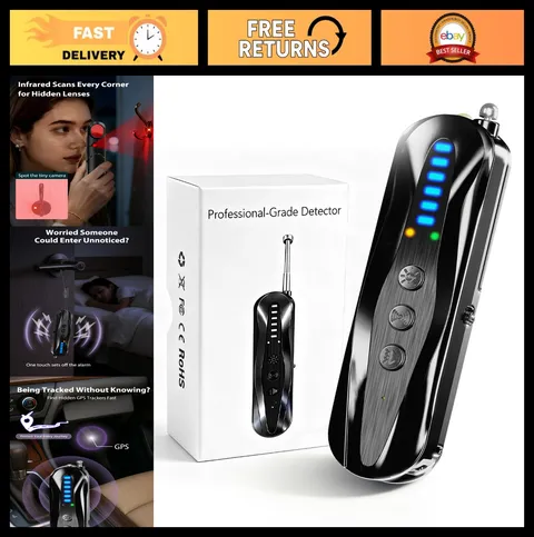 Wireless Hidden Camera Detector & Anti-Spy Bug Finder - Portable GPS Tracker Ala