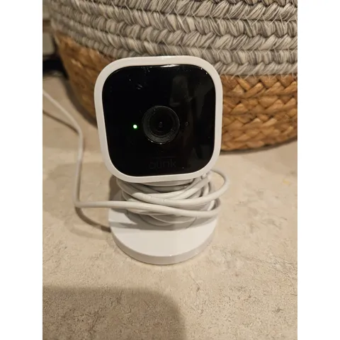 Blink Mini Indoor 1080p HD Smart Security Camera White Wired BCM00300U
