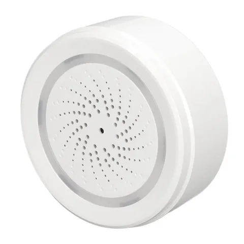 Siren Alarm App Control 90db Wireless Impact Resistant Sound Light Alarm For