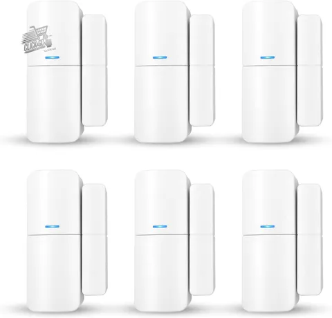 Zigbee Smart Life Window Door Sensor Home Alarm Kit 6 Piece Compatible Hu