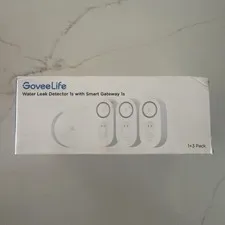 GoveeLife Water Leak Detector 1S w/ Smart Gateway 1S 1+3 Pack