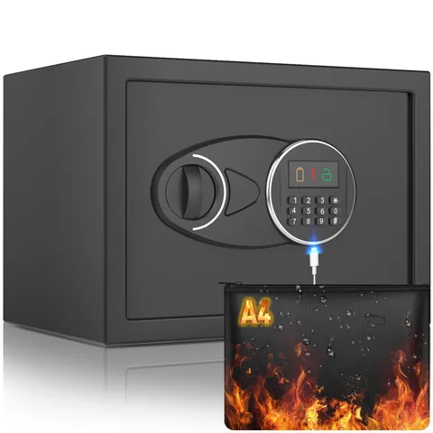 1.6 Cu.Ft fire safe document with Charging Port,Fireproof Safe for Home with ...