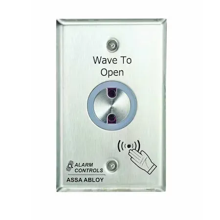 Alarm Controls Nts-1 Exit Motion Sensor, Single Gang, Silver