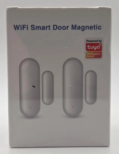 2 Pack of Magnetic Door Window Sensor Support for Home, for Tuya App New Sealed