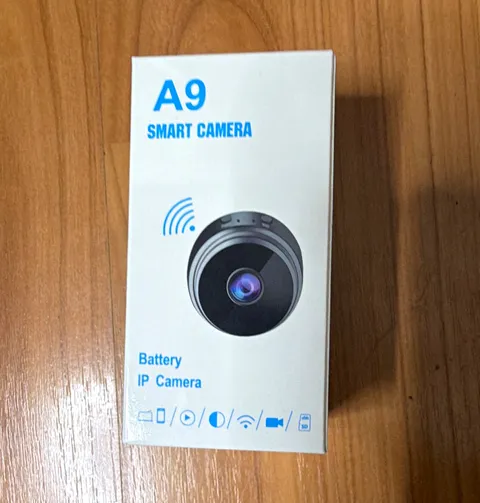 A9 IP/Network Surveillance Camera Wireless Wi‑Fi Battery Powered Color White 1pc