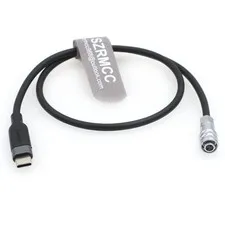USB Type-C to Weipu SF610 2 Pin PD Trigger Power Cable for BMPCC Blackmagic P...