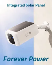 eufy SoloCam C20 2K Wi-Fi Outdoor Security Camera w/ Solar Panel Wireless