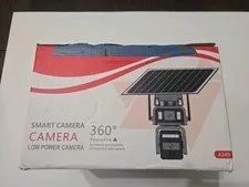 SecKun A24S Wi‑Fi IP PTZ 360° Solar Camera HD PIR Smart Tracking Black