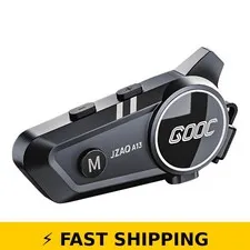 JZAQ Bluetooth Helmet Speakers Intercom - 2 Rider System