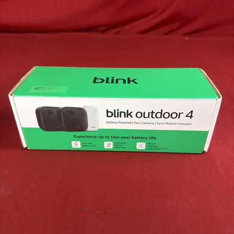 Blink Outdoor 4 Wireless Smart 1080p Security Camera - 2 Camera System (NEW)