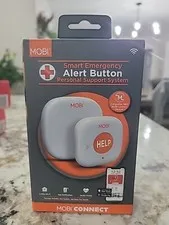 New MOBI Emergency Alert Button Smart Wireless Caregiver Support Monitoring