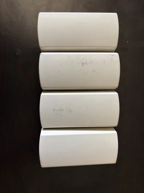 Lot of 4 Inovonics EN1210 Wireless Alarm Transmitter, Battery Powered, White