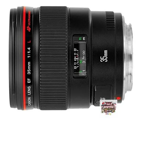 Canon EF35mm F1.4L USM prime lens (full-frame compatible)
