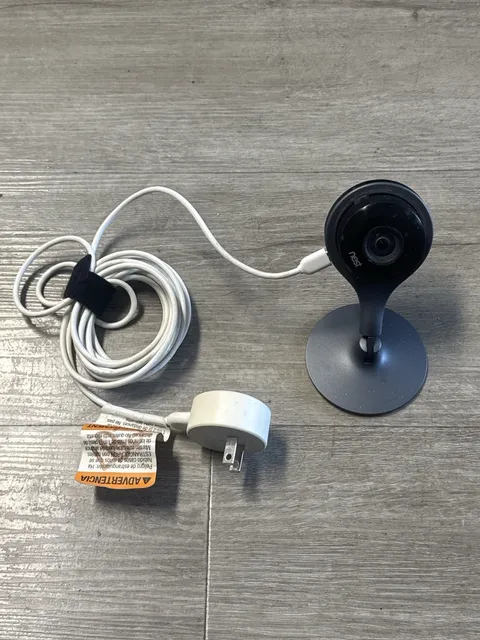 Google Nest Cam Indoor Security Camera Wired White w/ Power Cable