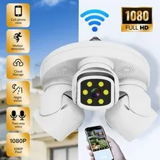 6MP Multi Lens Security Camera WiFi 1080P Courtyard Supermarket Warehouse Square