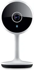 Vivid Indoor Smart Security Camera, HD Live Stream, 1-Pack White | Night Vision,