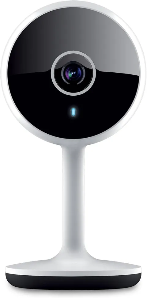 Vivid Indoor Smart Security Camera, HD Live Stream, 1-Pack White | Night Vision,