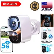 2026 Upgraded 2K Camera - Long Battery Life, Smart Alerts, Waterproof Design