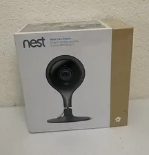 Google Nest NC1102ES Cam Indoor Security Camera 1st Gen - Black - New & Sealed