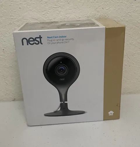 Google Nest NC1102ES Cam Indoor Security Camera 1st Gen - Black - New & Sealed