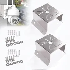 Corner Mount for Cameras - Stainless Steel Corner Bracket for CCTV, LED Wall ...