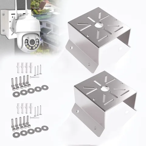 Corner Mount for Cameras - Stainless Steel Corner Bracket for CCTV, LED Wall ...