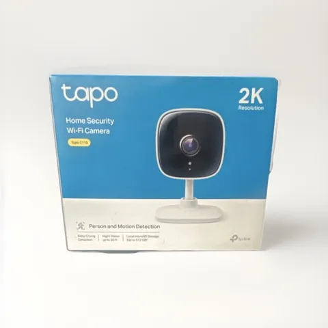 Tapo C110 2K Indoor Wi‑Fi IP Camera Night Vision Motion microSD Alexa/Google