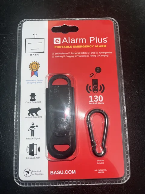 BASU RoboAlarm Plus 130db Emergency Alarm for Jogging, Camping, Hiking, Etc, New