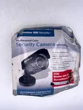 Bunker Hill Security 62468 CCTV Camera Black Weatherproof Color Night Vision
