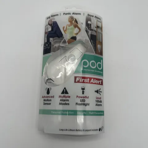 First Alert POD Protection on Demand Personal Alarm, Motion Sensor Flashlight
