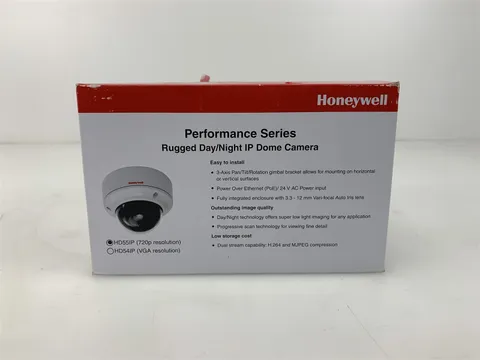 Honeywell Performance Series Rugged Day/Night IP Dome Camera HD55IP