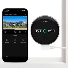 3K 5MP Window ,Cameras for Home with Thermometer Hygrometer,Indoor for Outdoo...