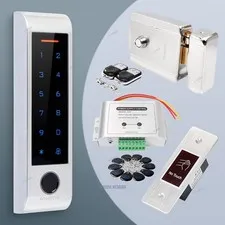 HOMSECUR Weatherproof IP66 APP WIFI Fingerprint PIN Access Control Touch Keypad
