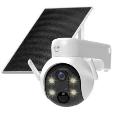 Insight 3MP Smart PTZ Solar Security Camera – Auto-Follow Motion Tracking, 2K...